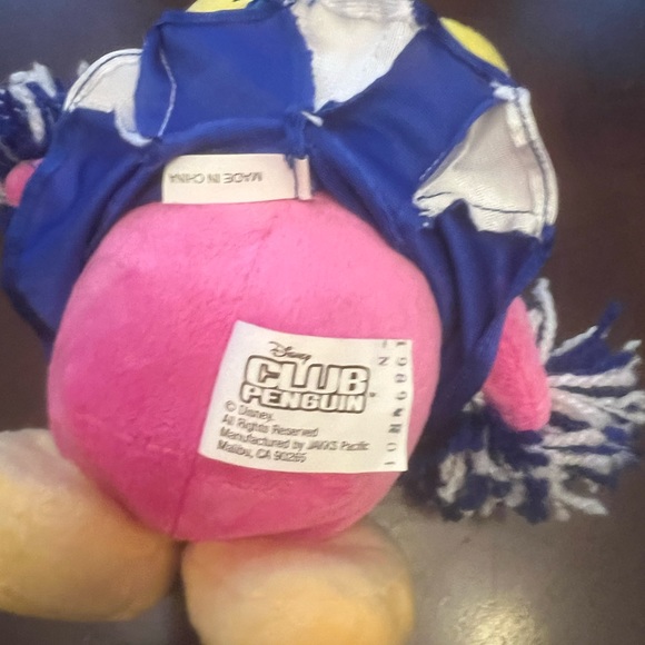 Disney Club Penguin Cheerleader Plush Stuffed Animal - Picture 7 of 9